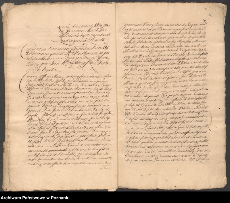 Obraz 7 z jednostki "Prothocollum officii consularis civitatis Posnaniae."