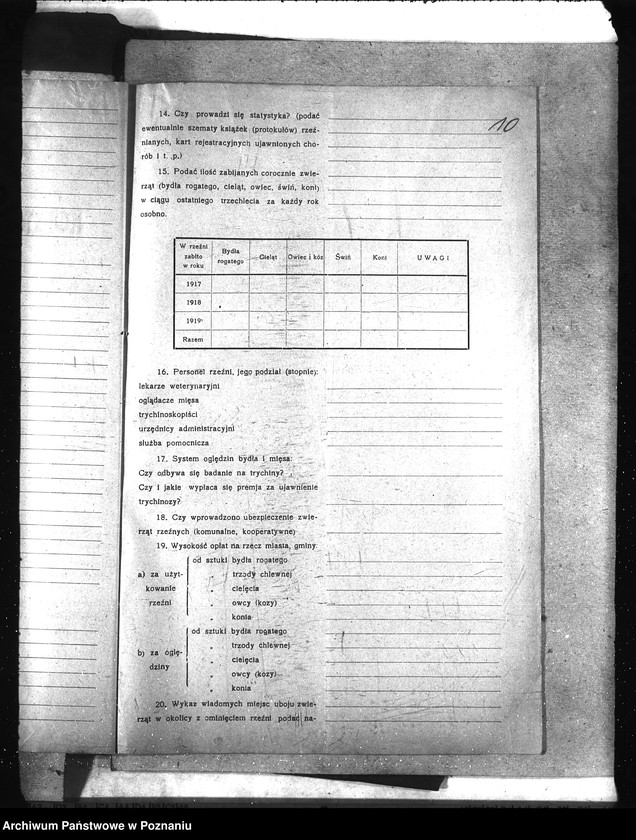 Obraz 14 z jednostki "Sprawy ogólne Rzeźnie"