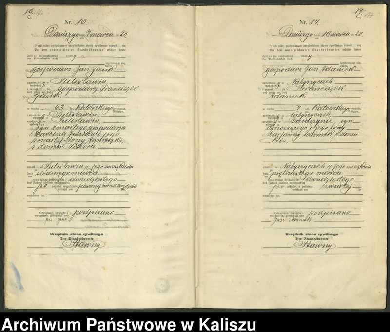 Obraz 12 z jednostki "[Księga zgonów]"