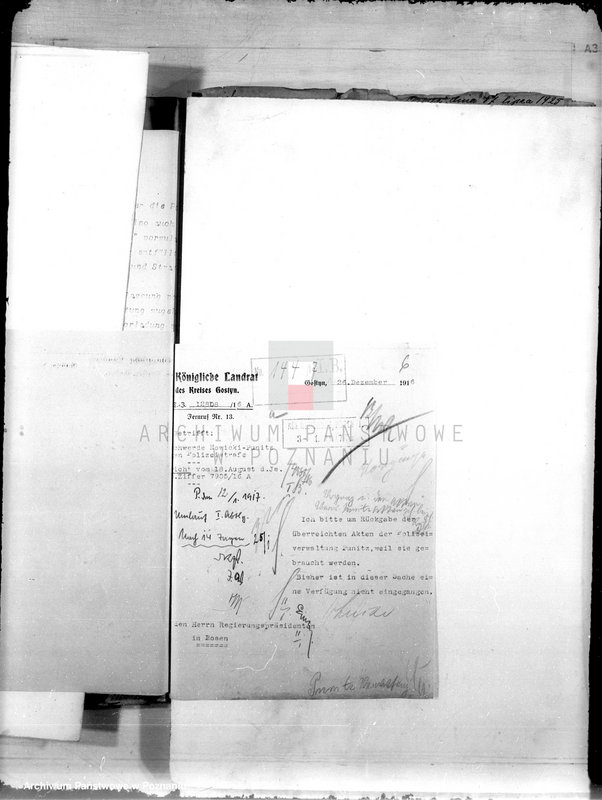 Obraz 10 z jednostki "Die Verwaltung der Stadt Punitz /Poniec/"