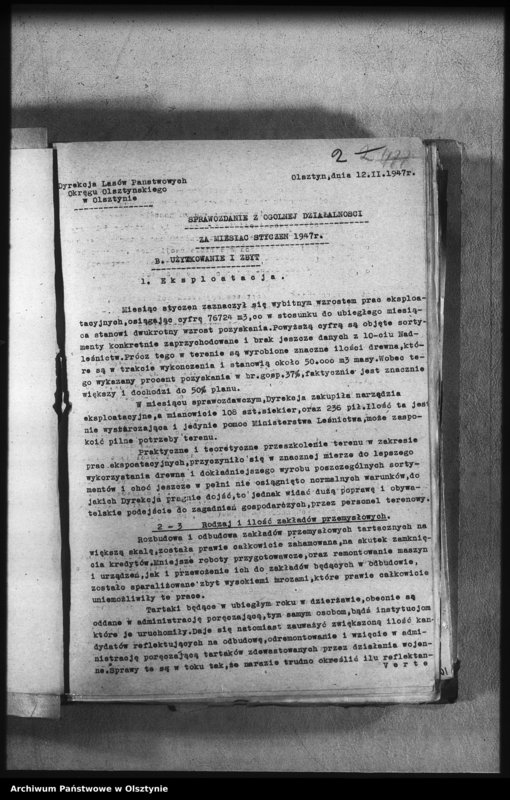 image.from.unit.number "Sprawozdania Dyrekcji Lasów t. II"