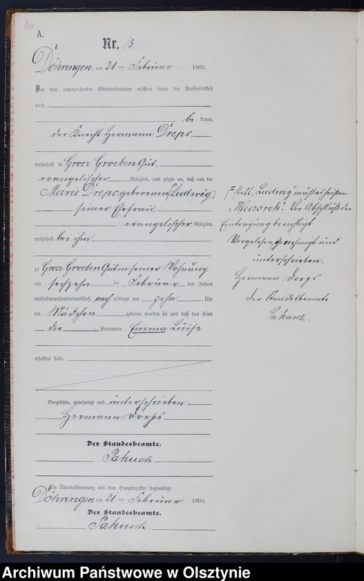 image.from.unit.number "Geburts-Neben-Register Nr 1 - 70"