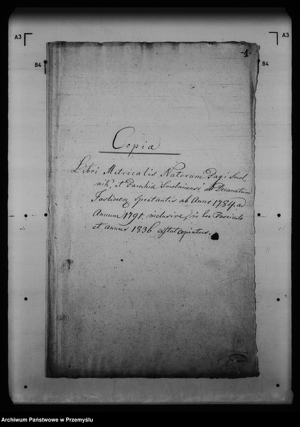 image.from.unit.number "[Kopie ksiąg metrykalnych parafii Smolnik z filią Mików (dekanat Łupków)]"