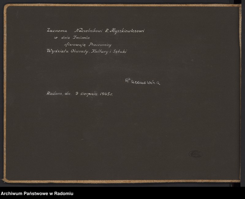 image.from.unit.number "[Album fotograficzny, zawierający zdjęcia powojennego Radomia]"