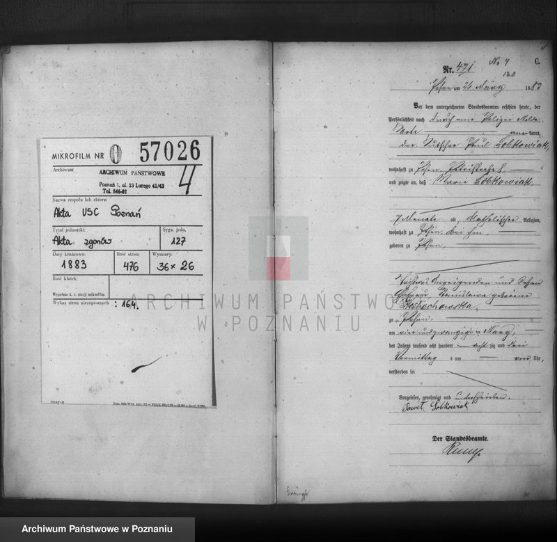 Obraz 2 z jednostki "Księga zgonów t. II"