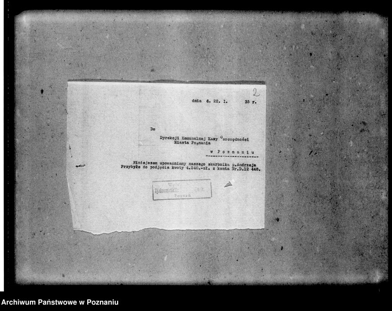 Obraz 6 z jednostki "Sprawy finansowe - weksle bez pokrycia - Nowakowski, Łopuszański"