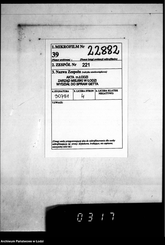 Obraz 2 z jednostki "Kleiderkammer. Altkleider und Schuhzeug für auswärts eingesetzte Arbeiter"