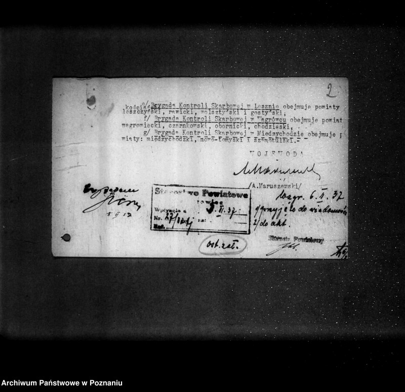 Obraz 6 z jednostki "/Zgłaszanie o udzieleniu paszportów - zarządzenia tajne, generalia/"