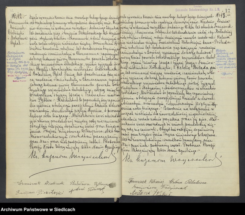Obraz 20 z jednostki "Akta małżeństw - unikat [Wpisy zaczynają się od aktu nr 39 z dnia 15 października 1930 roku, zakończono na akcie nr 70 z dnia 16 października 1935 roku]"