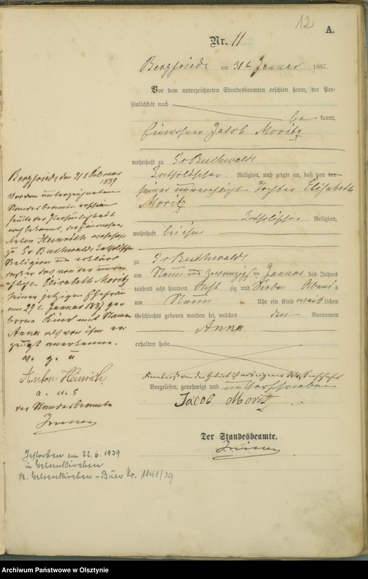 image.from.unit.number "Geburts-Haupt-Register Nr 1 - 119"