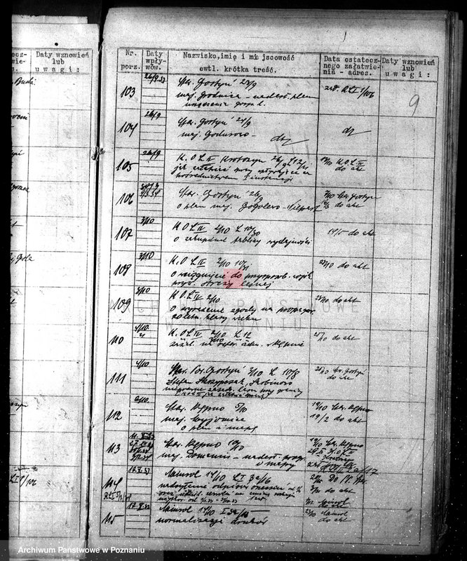 Obraz 13 z jednostki "Zagospodarowanie i ochrona lasów nie stanowiących własności państwa /spisy spraw- grupa I materie 1-21/"