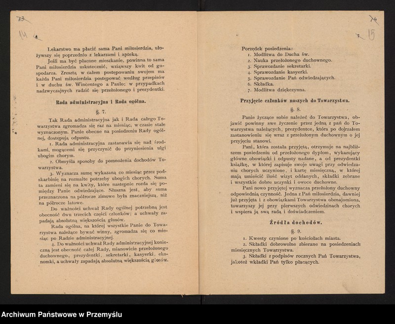 image.from.collection.number "Towarzystwo Pań Miłosierdzia św. Wincentego a Paulo111"