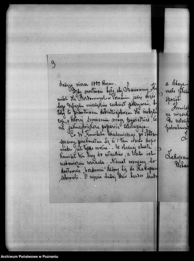 Obraz 13 z jednostki "Korespondencja w sprawie subwencji dla towarzystw dobroczynnych a Galicji oraz pomocy dla bezdomnych."