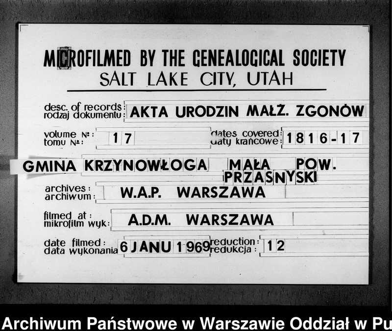 image.from.unit.number "Akta urodzeń, małżeństw i zgonów"