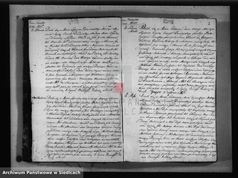 Obraz z jednostki "[Akta urodzeń, małżeństw, zgonów]"