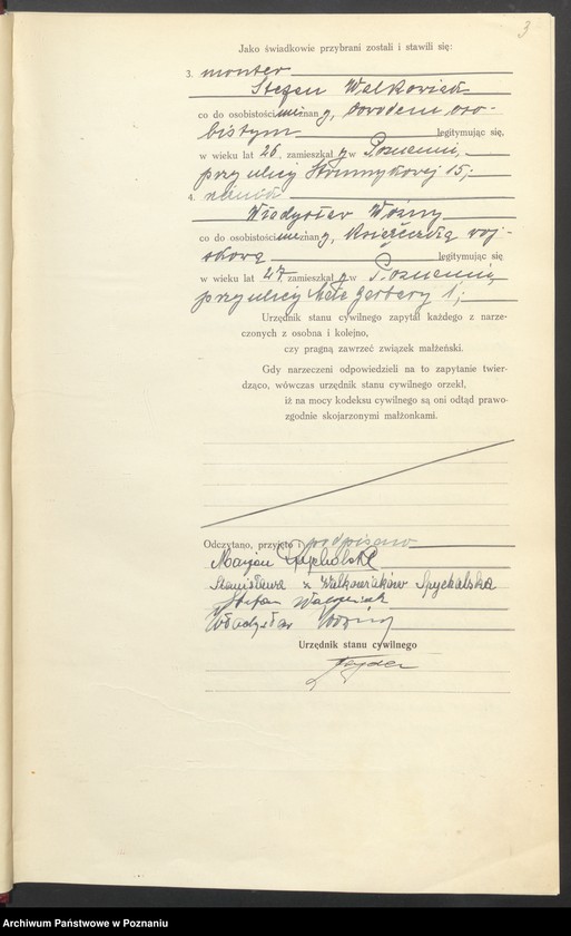 Obraz 5 z jednostki "Księga miejscowa małżeństw tom III [Rejestr główny małżeństw]"