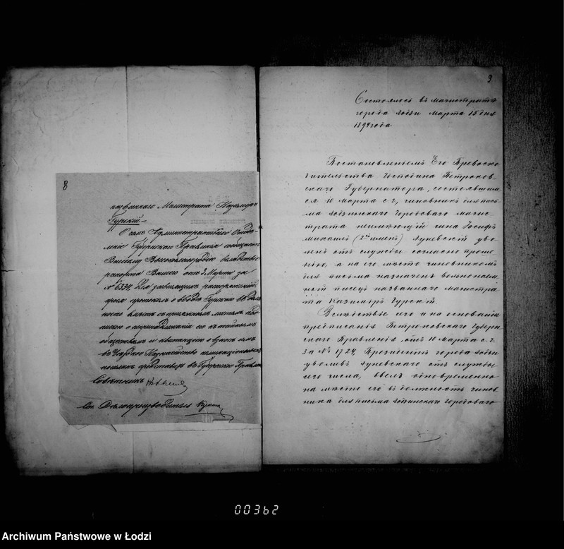 Obraz 11 z jednostki "O činovnikach i služiteljach magistrata g. Lodzi"