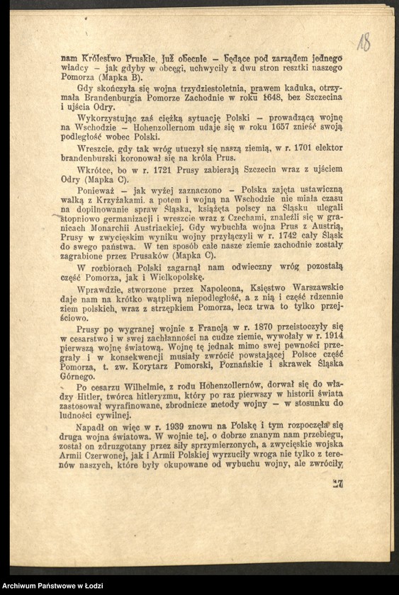 Obraz 19 z jednostki ""Życie Gospodarcze" (dwutygodnik - numer specjalny poświęcony gospodarstwu Ziem Odzyskanych), "Prawda o Ziemiach Zachodnich" -Mirosław Bezłuda"