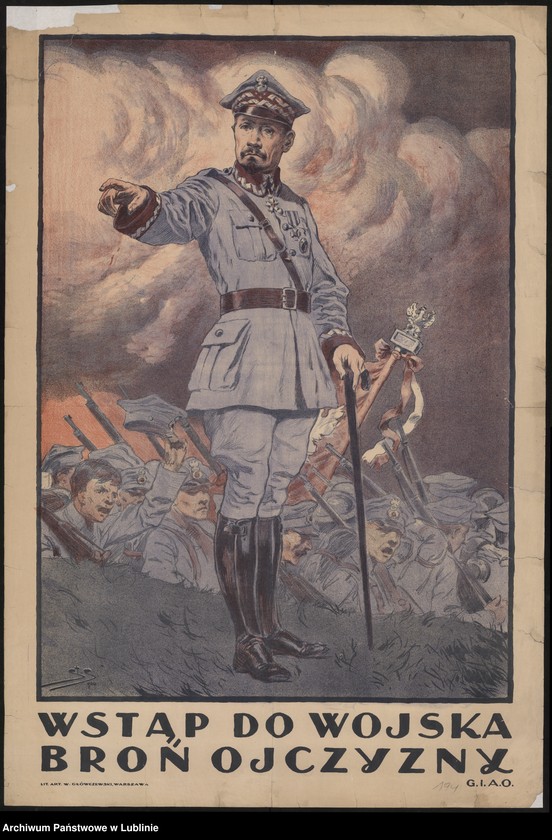Obraz 7 z kolekcji "Wojna polsko-bolszewicka w plakacie propagandowym z zasobu APL"