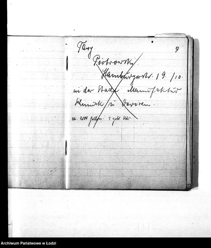 Obraz 12 z jednostki "Verstecktes Judengut [Nazwiska i adresy Żydów ukrywających dewizy, kosztowności, futra i inne]"