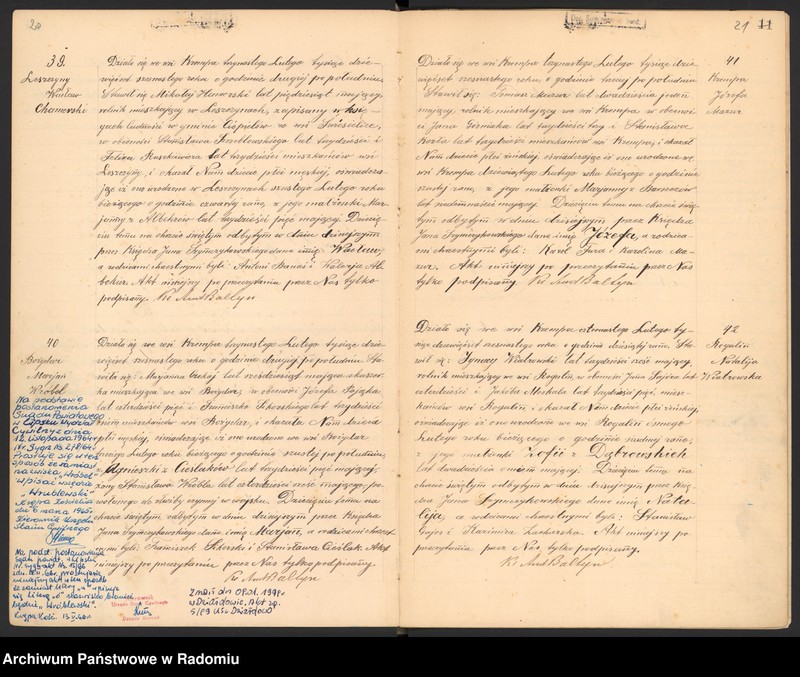 image.from.unit.number "[Duplikat akt urodzonych, zaślubionych i zmarłych parafii Krępa za 1916 r.]"