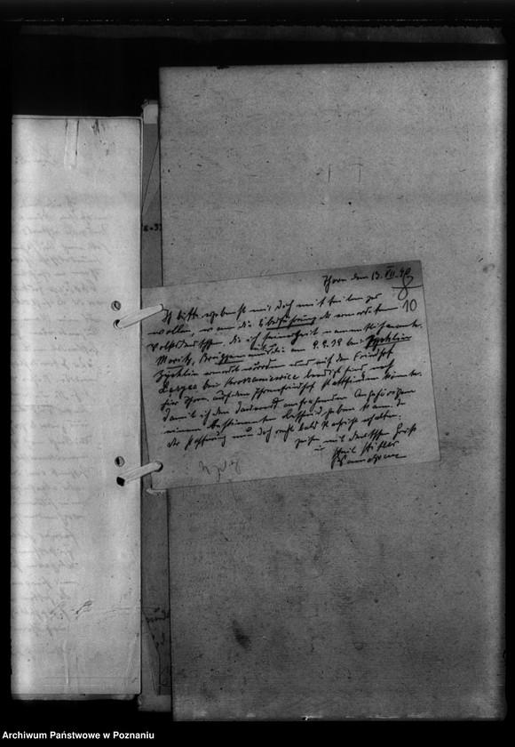 Obraz 14 z jednostki "Schriftwechsel mit Pansegrau (stróż cmentarny) - Thorn (Toruń)"