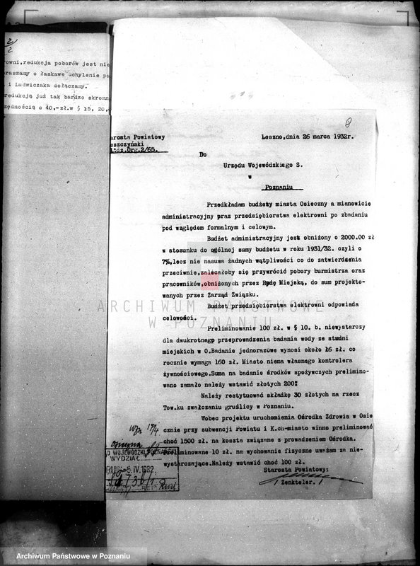 Obraz 13 z jednostki "Budżety i sprawy rachunkowe miasta Osieczny"