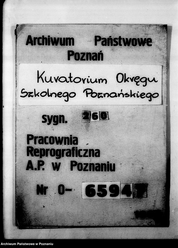 Obraz 1 z jednostki "Prywatna Szkoła Powszechna z niemieckim językiem nauczania w Witkowie, powiat Gniezno"