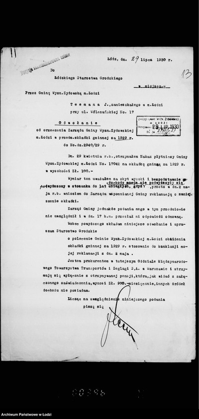 Obraz 17 z jednostki "[Sprawy podatkowe]"