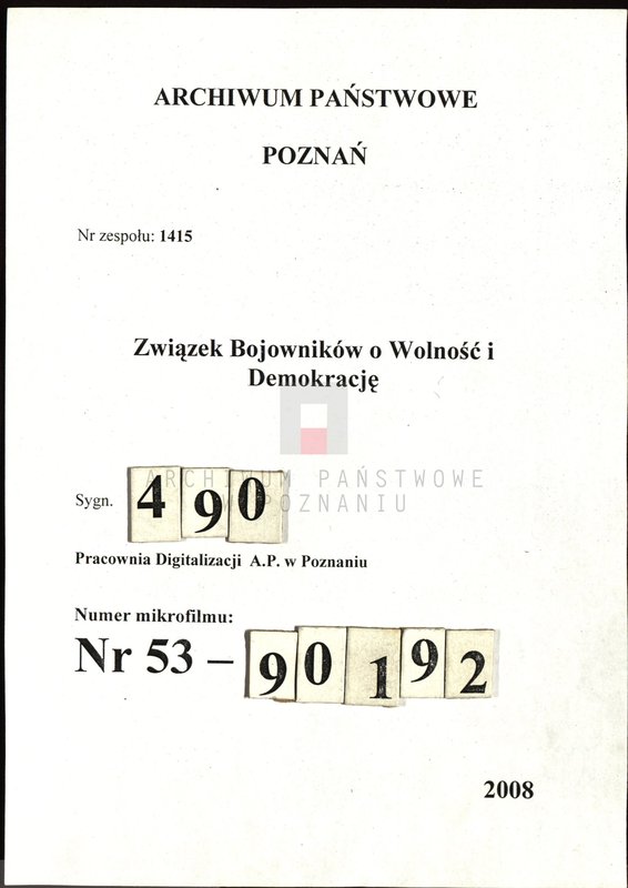 Obraz 1 z jednostki "Życiorysy powstańców wielkopolskich: W - tom ll /Walkowiak Jan - Wawrzynkowski Franciszek/."