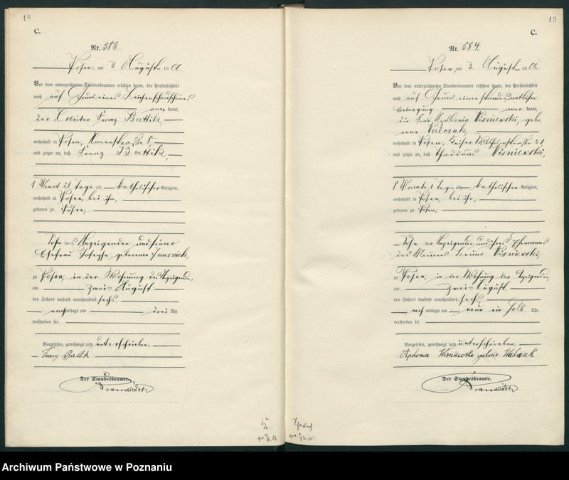 Obraz 12 z jednostki "Księga miejscowa zgonów"