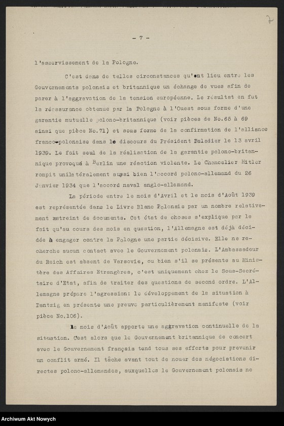 image.from.unit.number "Exposé de Monsieur Graliński, sous - secretaire d