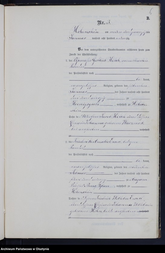 image.from.unit.number "Heiraths-Neben-Register Nr 1 - 22"