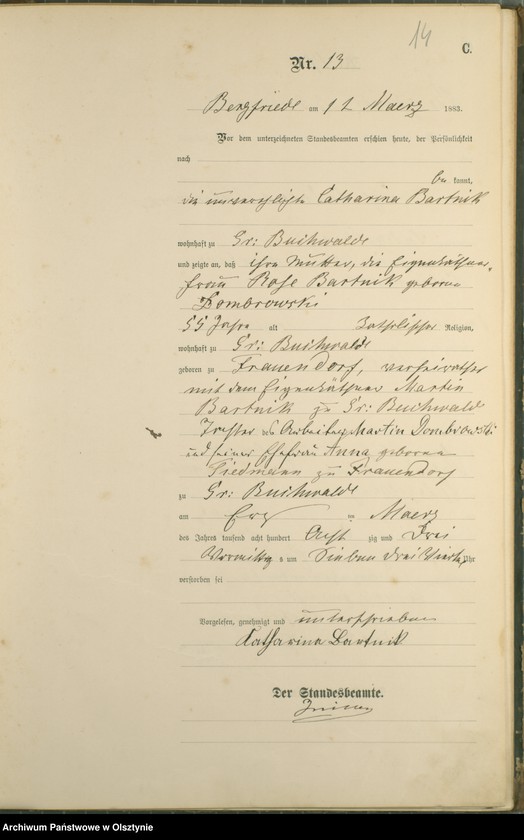 image.from.unit.number "Sterbe-Haupt-Register Nr 1 - 66"