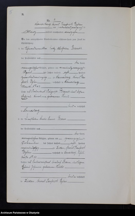 image.from.unit.number "Heiraths-Neben-Register Nr 1 -16 [ Księga małżeństw- wtóropis ]"