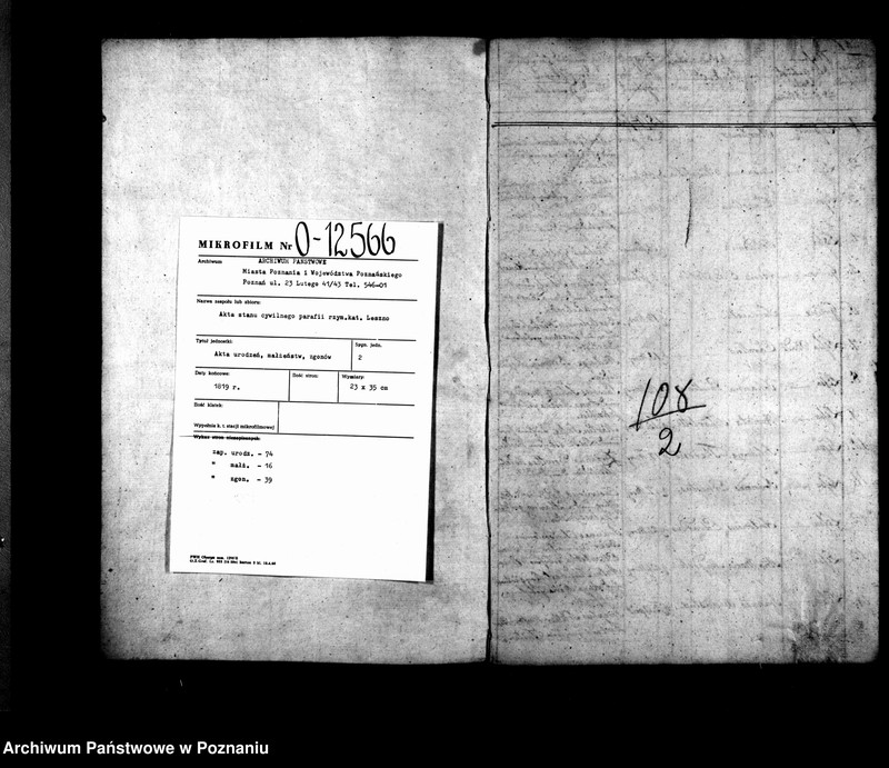 image.from.team "Akta stanu cywilnego Parafii Rzymskokatolickiej Leszno"