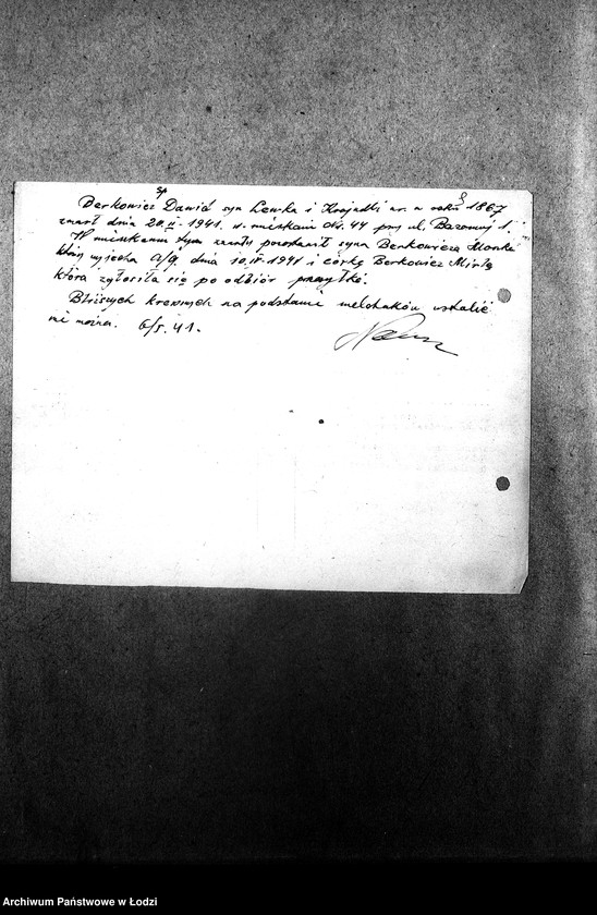 Obraz 12 z jednostki "[Protokoły stwierdzające wydanie przesyłek nadesłanych dla mieszkańców getta]"