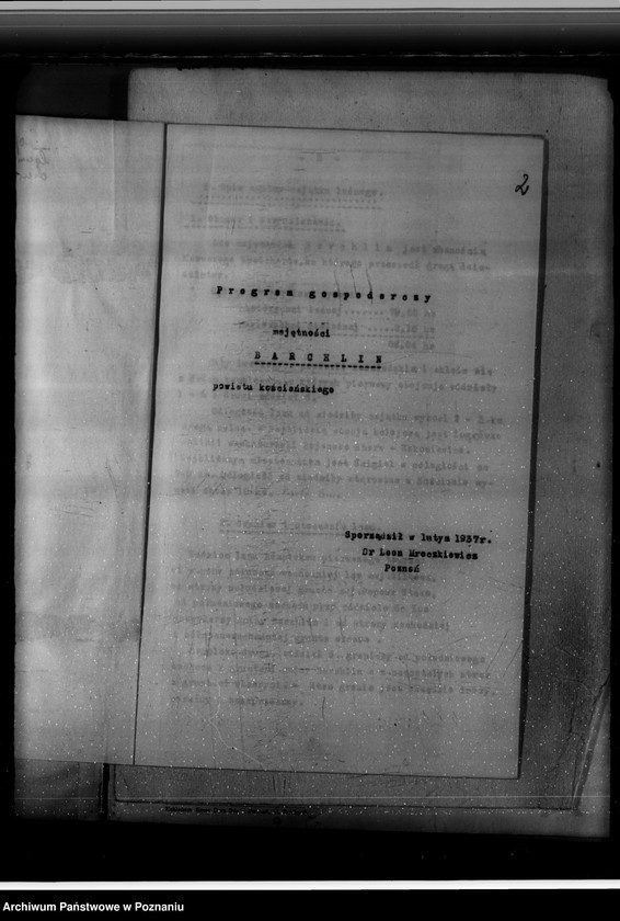 Obraz 6 z jednostki "Program urządzania gospodarstwa leśnego majętności Brachlin -powiat kościański"