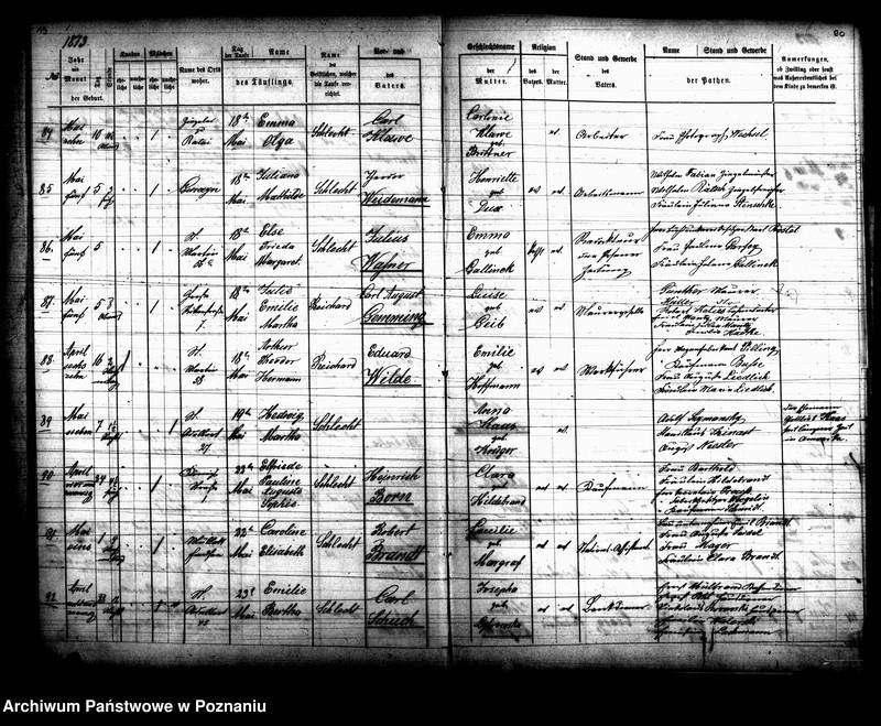 Obraz 11 z jednostki "Verzeichniss der gestorbenen Personen"