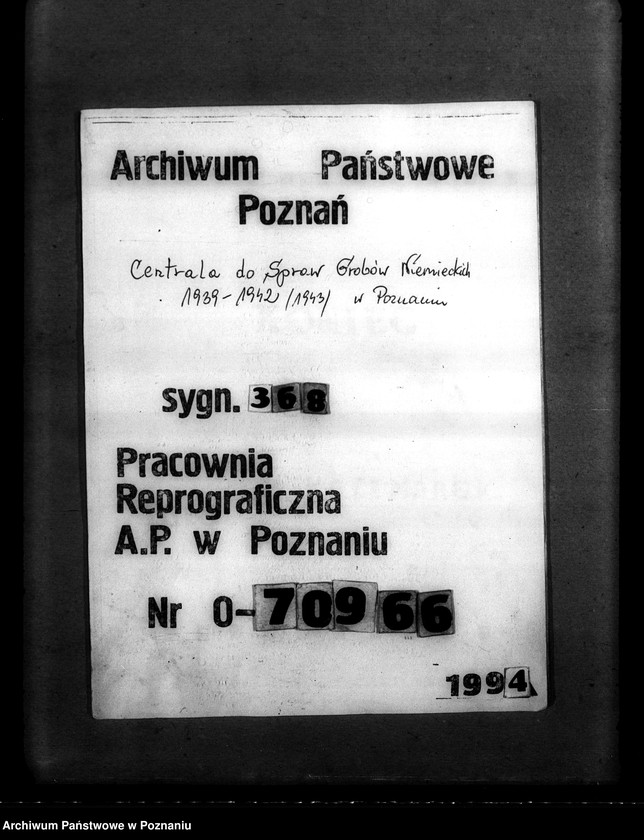 Obraz 13 z jednostki "Kreis Kosten (Kościan). Wykaz miejscowych Niemców, którzy zginęli w 1939 roku"