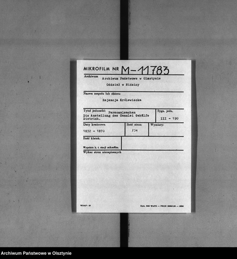 image.from.unit.number "Anstellung des Canzlei Gehülfe Dietrich [Carl]"