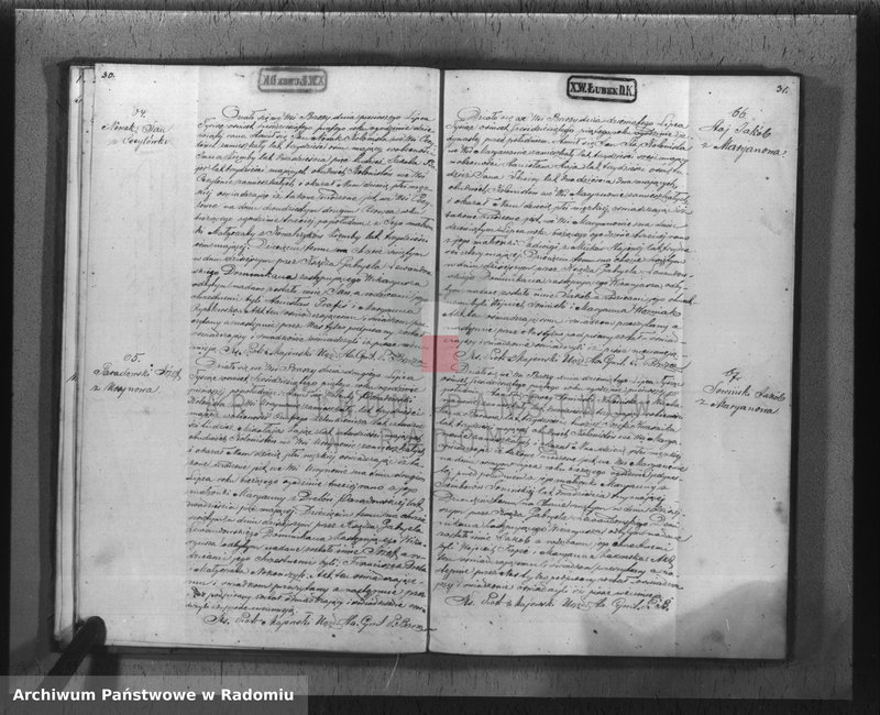 Obraz 18 z jednostki "[Akta stanu cywilnego wyznania rzymskokatolickiego parafii Brzóza 1865]"