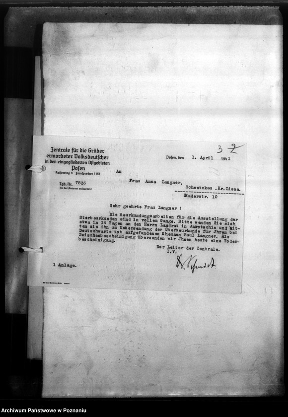 Obraz 7 z jednostki "Paul Langner - Schwetzkau, Kreis Lissa (Leszno)"