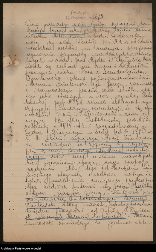 Obraz 13 z jednostki "Józef Śmigłowski- skład artykułów technicznych i agentura"