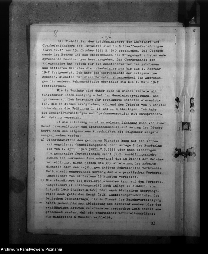 Obraz 12 z jednostki "Ausbildung des Beamtennachwuchses"