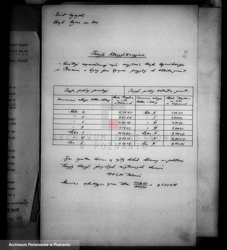 Obraz 6 z jednostki "Ostateczny rejestr pomiarowy majątku Wyrza powiatu wyrzyskiego"