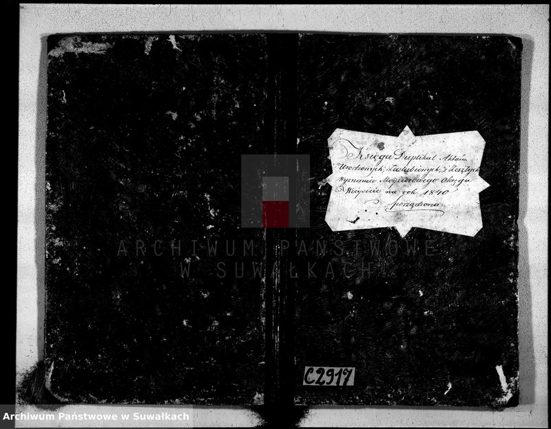 image.from.unit.number "Księga Duplikat Aktow Urodzonych, Zaślubionych i Zeszłych wyznania Mojżeszowego Okręgu Wiejsieie na rok 1840 sporządzona"