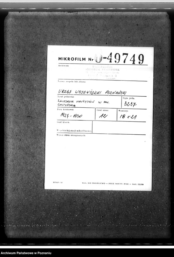 Obraz 2 z jednostki "Zalesienie nieużytków w powiecie gostyńskim"