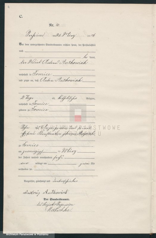 Obraz 7 z jednostki "Sterbe-Haupt-Register"