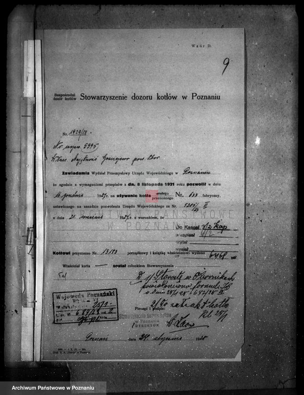 Obraz 13 z jednostki "Majętność Gościejewo pow. obornicki własność R. Risto nr woj. kotła 5995"